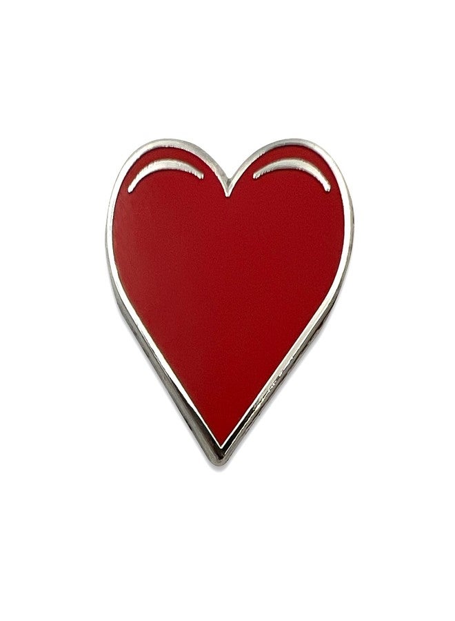 PinMaze Heart Enamel Lapel Pin - Friend Love Cute Brooch Badge - Image 1